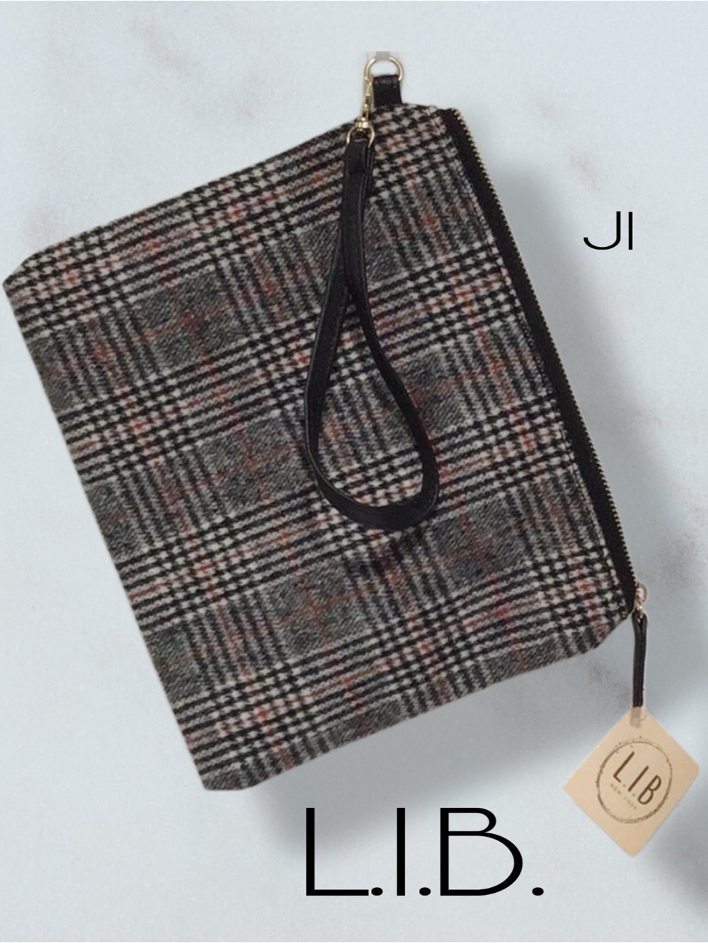 LIB New York Large Wristlet Clutch NWT